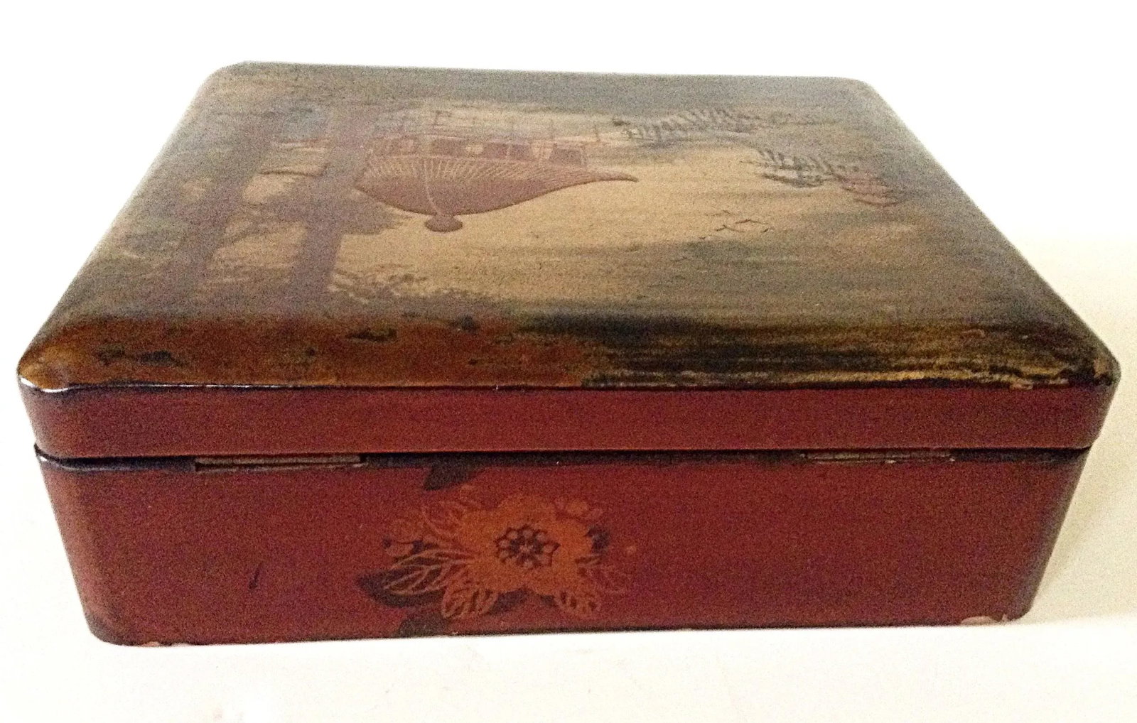 Japanese Lacquered Box - 5