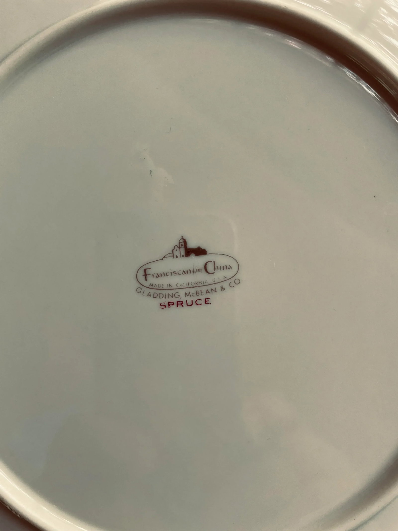 Midcentury Franciscan Salad Plates S/6 - 6