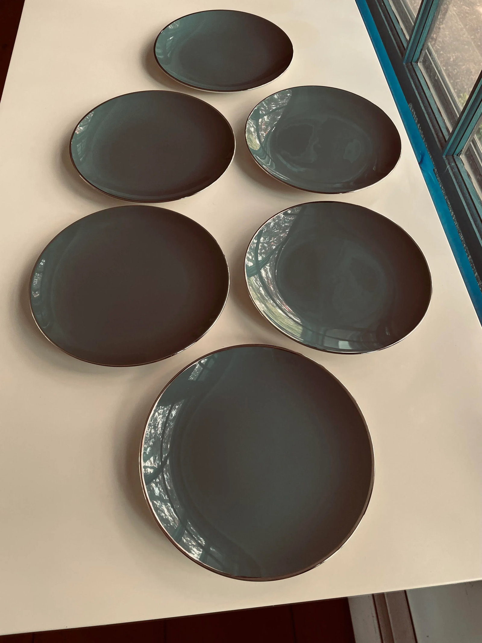 Midcentury Franciscan Salad Plates S/6 - 8