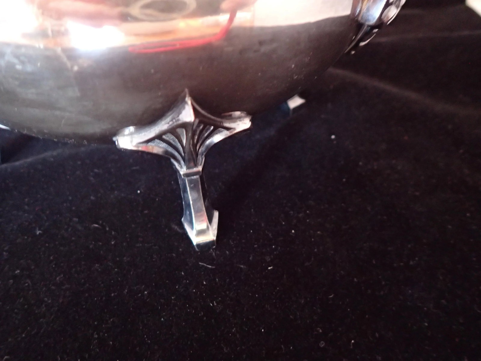 Antique Silver Plate Covered Serving Bowl - 6
