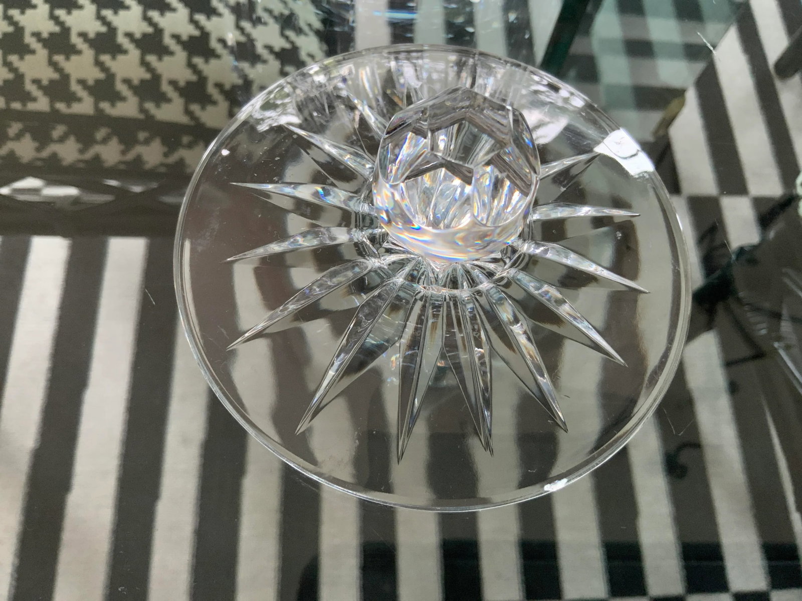 Vintage Waterford Crystal Lismore Biscuit Jar and Lid - 3
