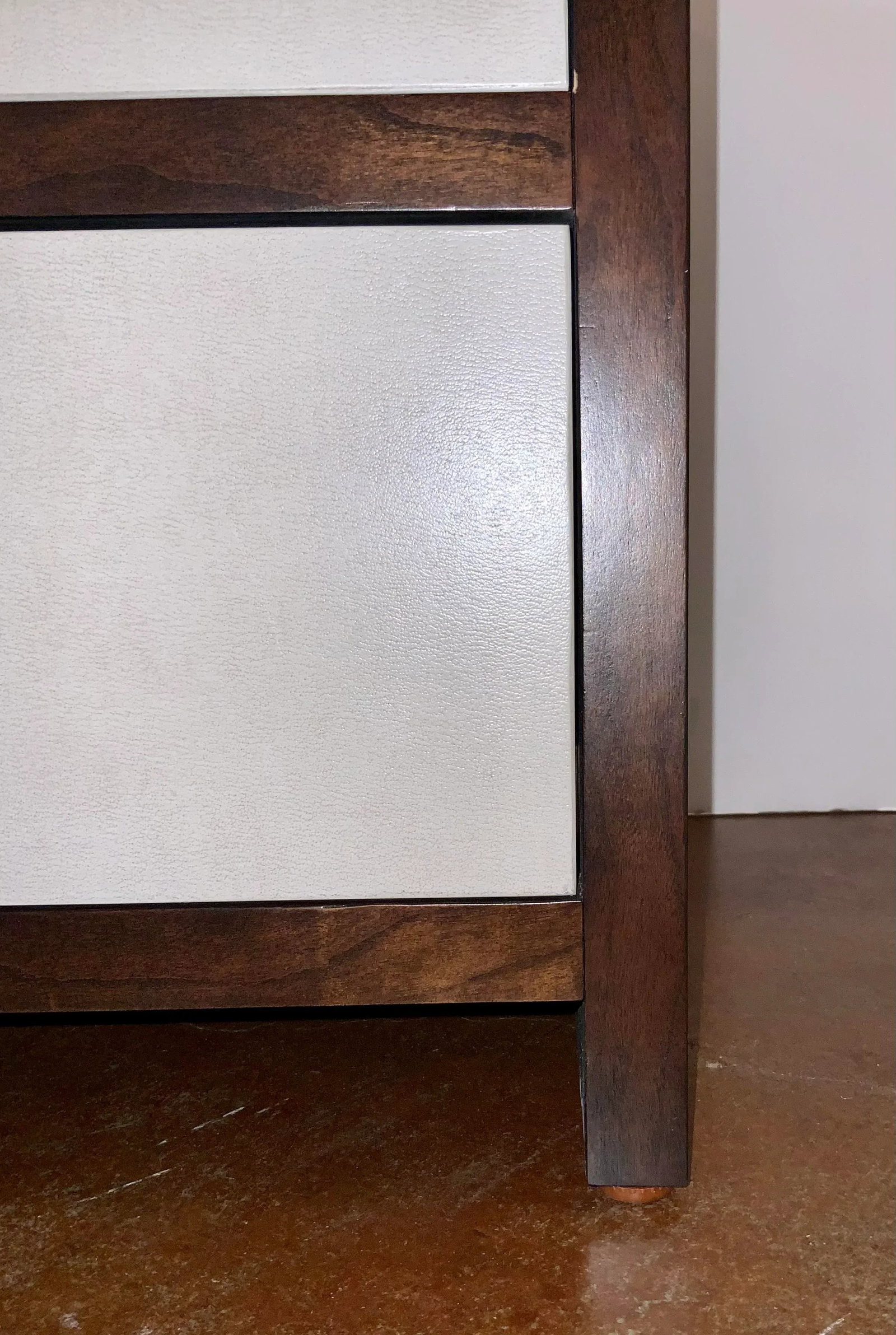 Theodore Alexander Modern Gray Grayson Nightstand - 4