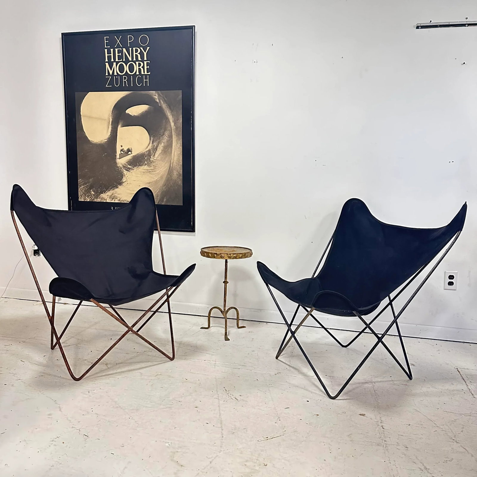 Bkf Hardoy Butterfly Chairs for Knoll in Black - 10