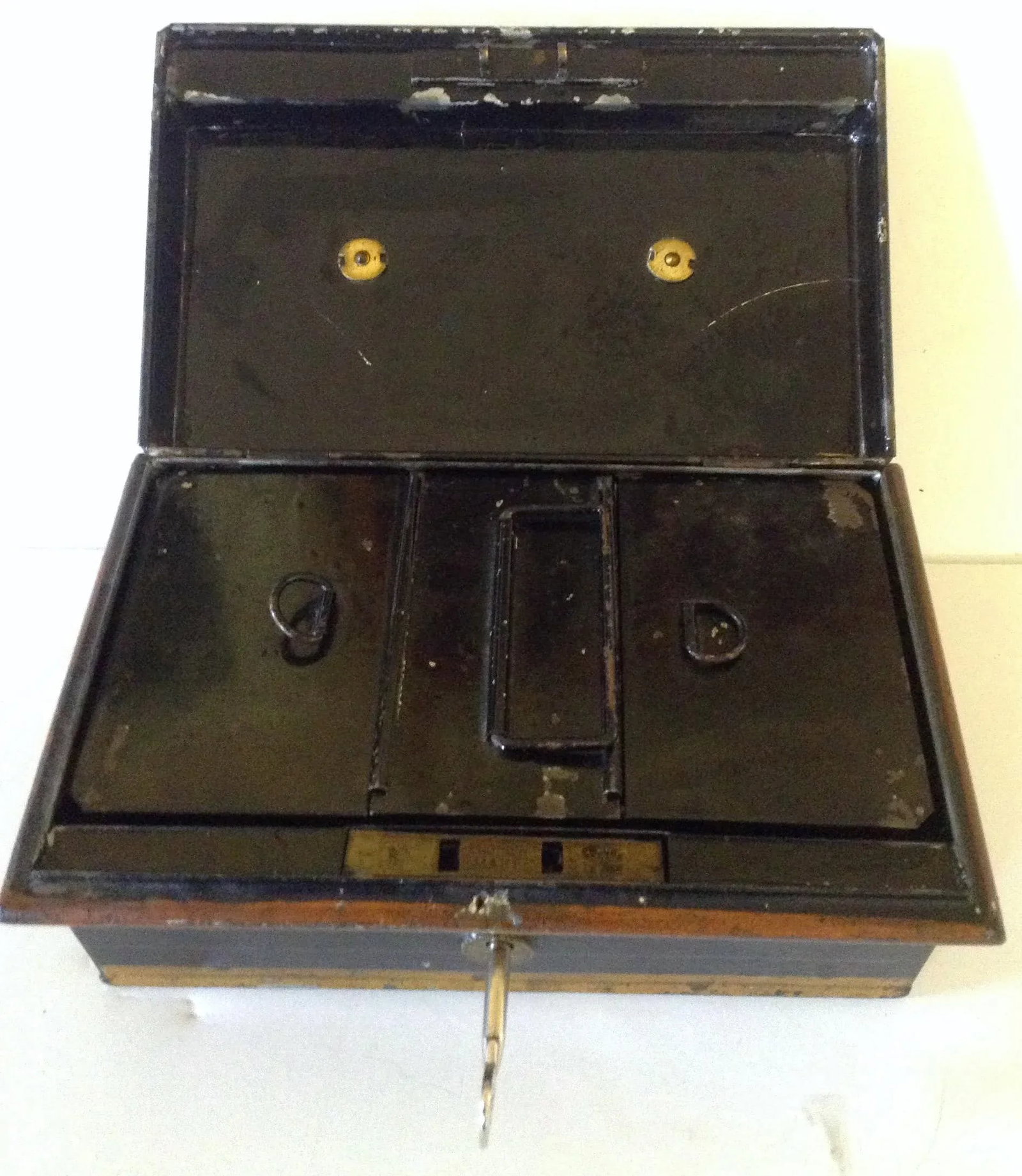 English Metal Cash Box - 3