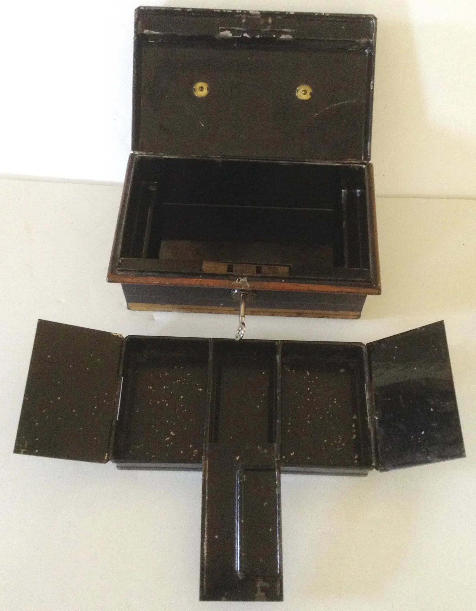 English Metal Cash Box - 4