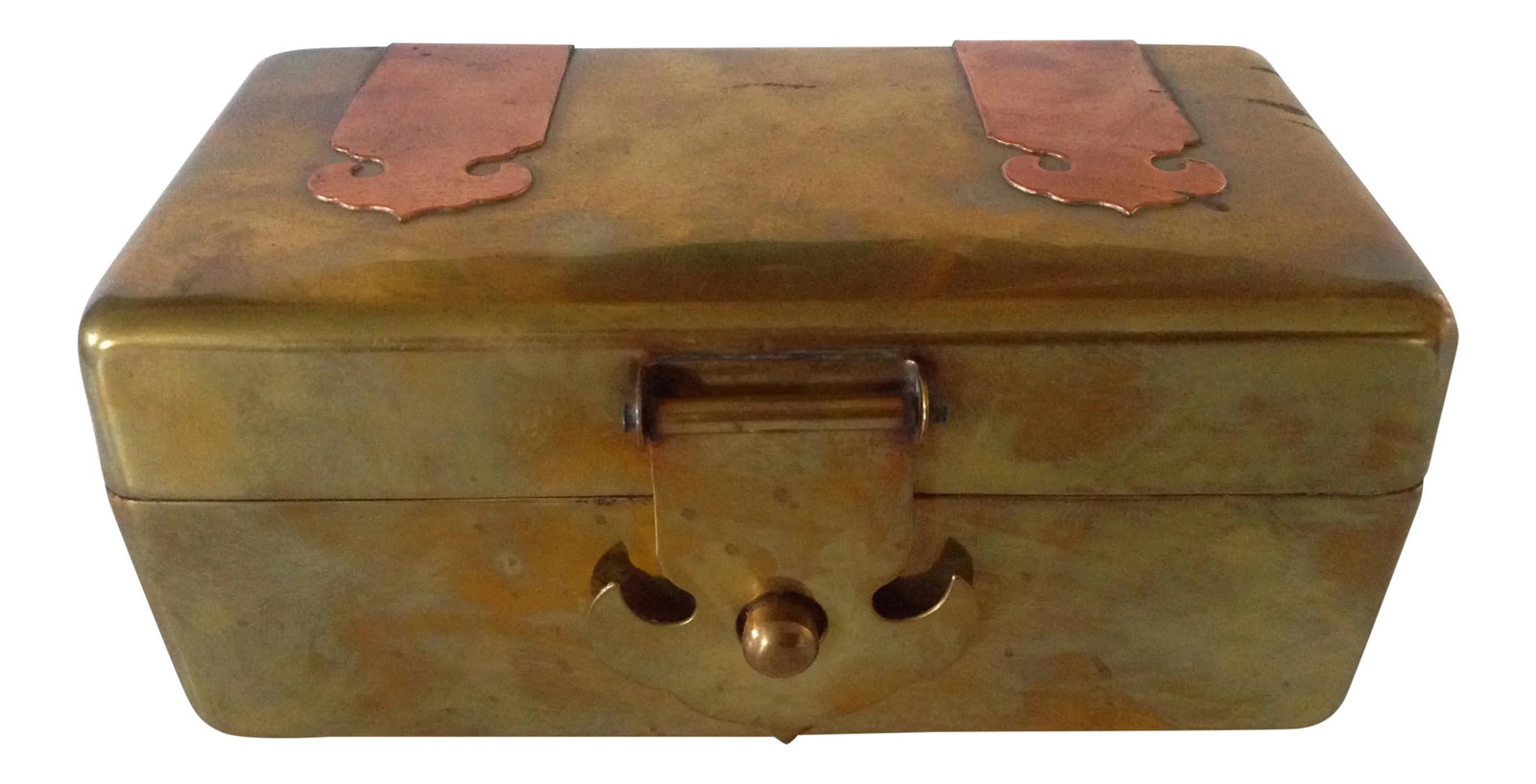 Rustic Brass & Copper Box (1 of 4)