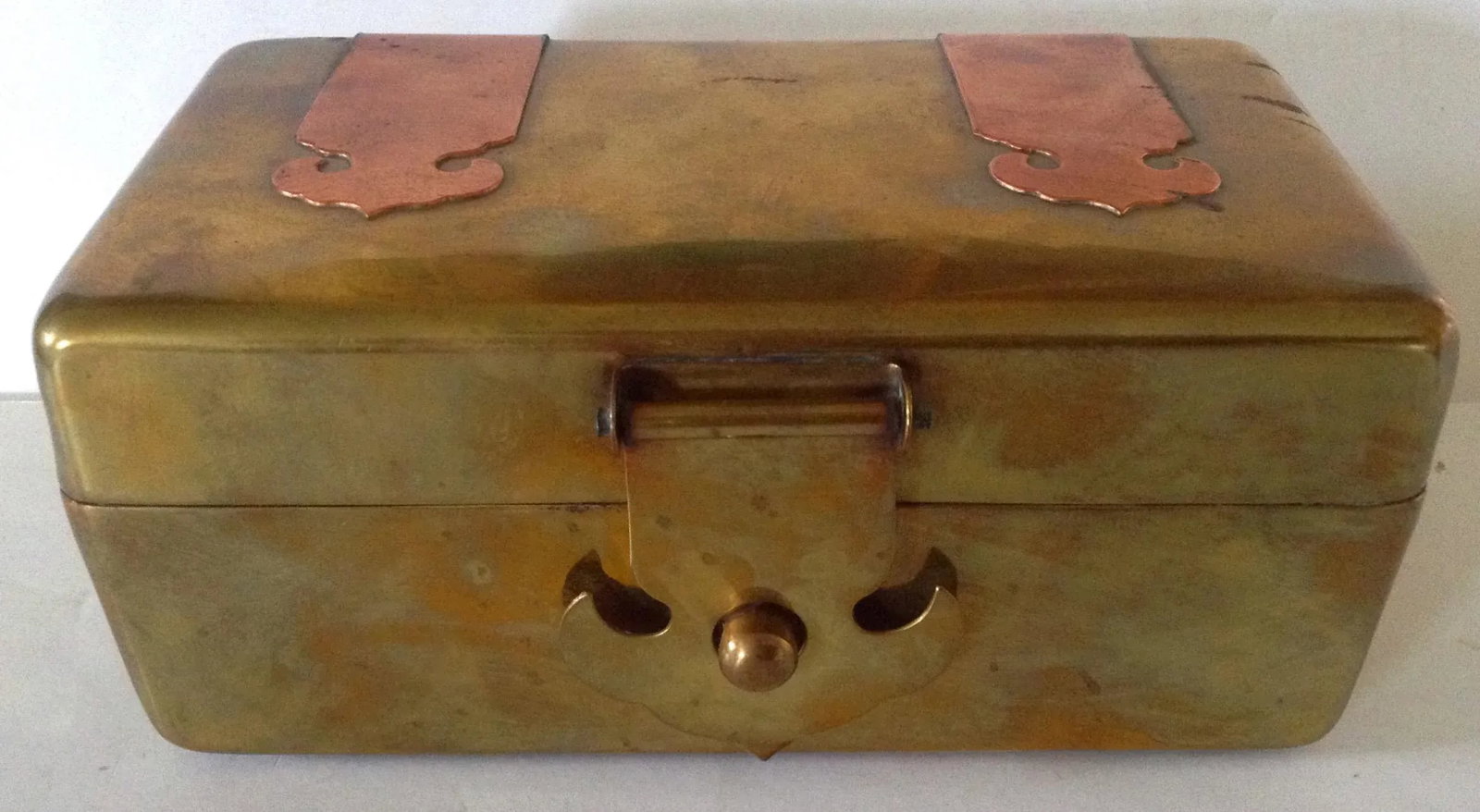Rustic Brass & Copper Box - 2