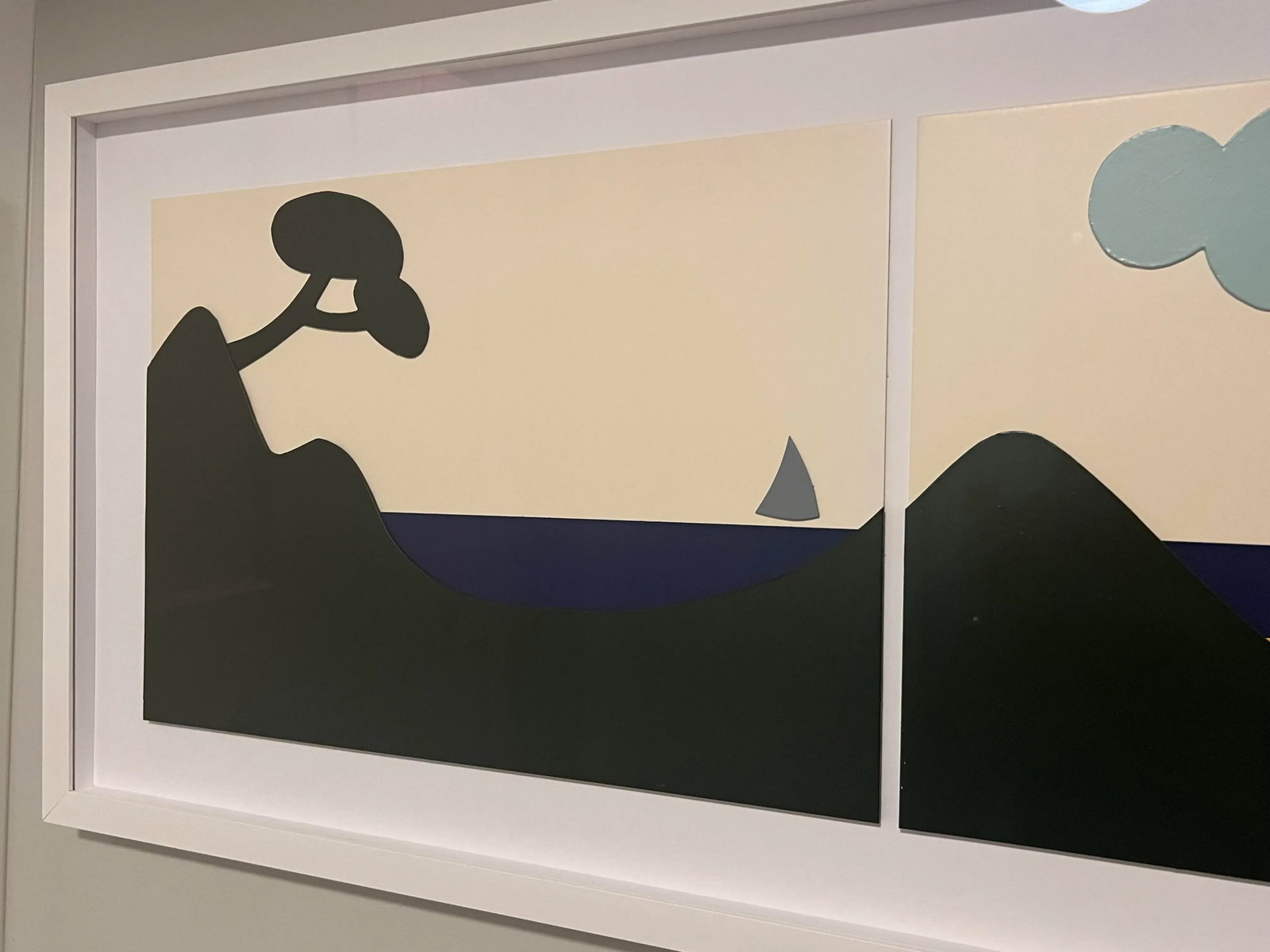 Claude Gilli (1938-2015), French Pop Art, Modern Diptych Acrylic Painted Assemblage, "La Plage" - 4