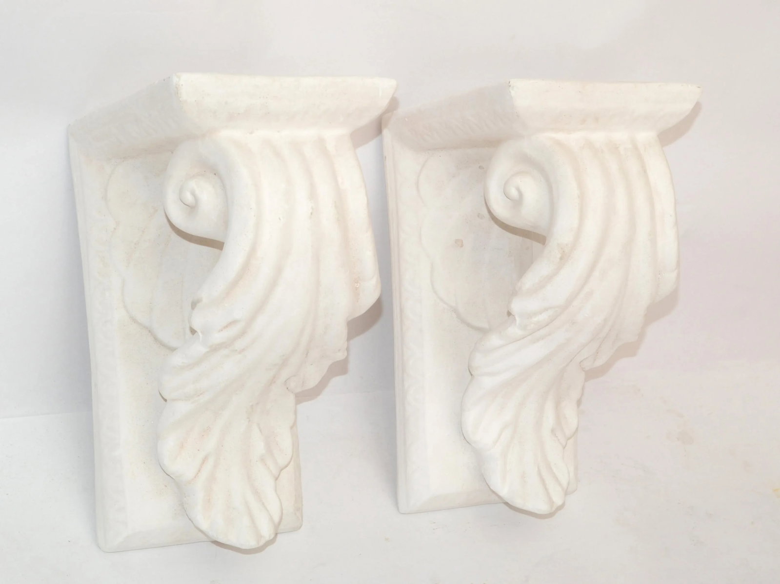 Pair of Serge Roche Style Wall Mounted Brackets, France 1970 - 13