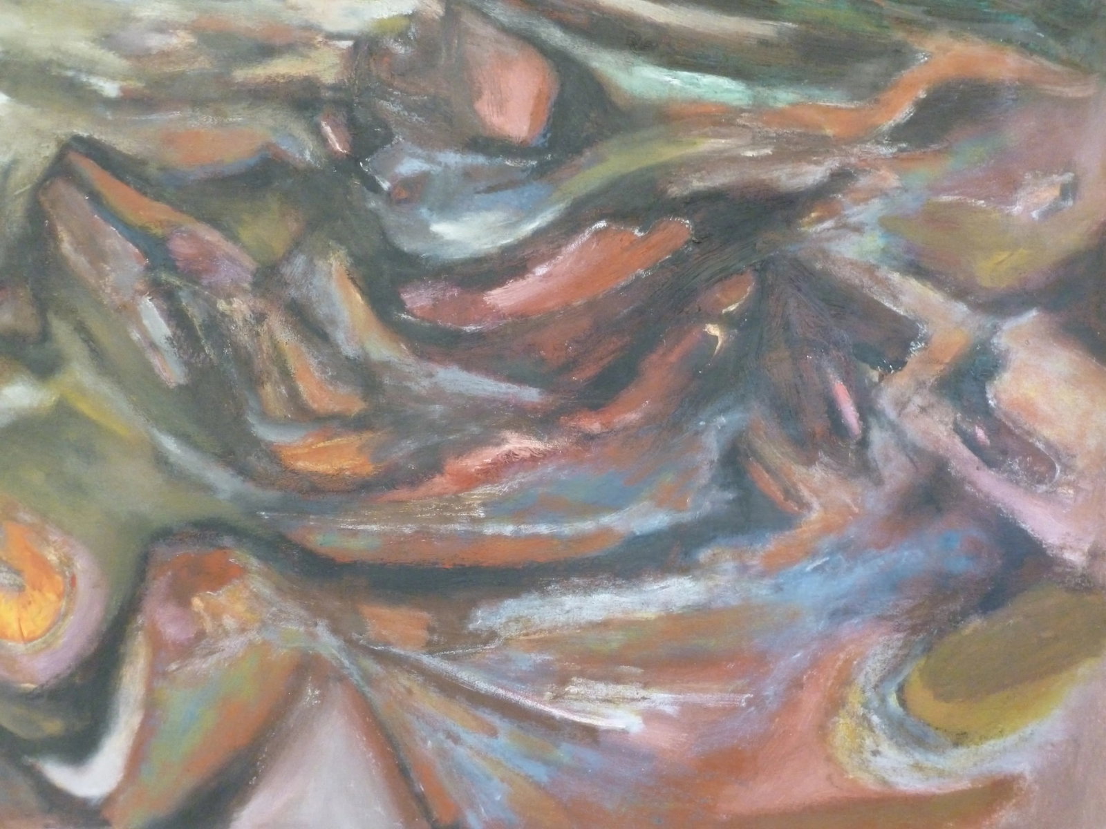 "Across Time" Large Oil and Acrylic Landscape Painting by Scott Spencer - 5