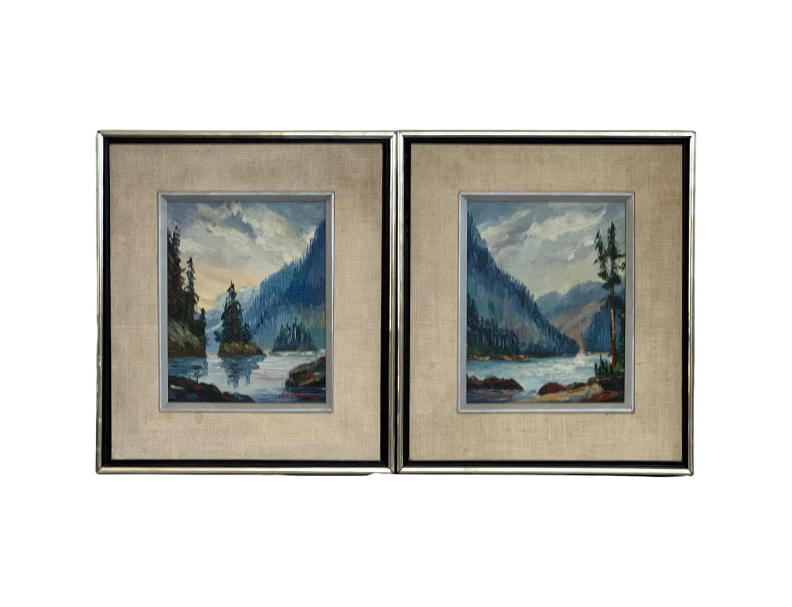 Vintage Framed Art Set of 2 - 2