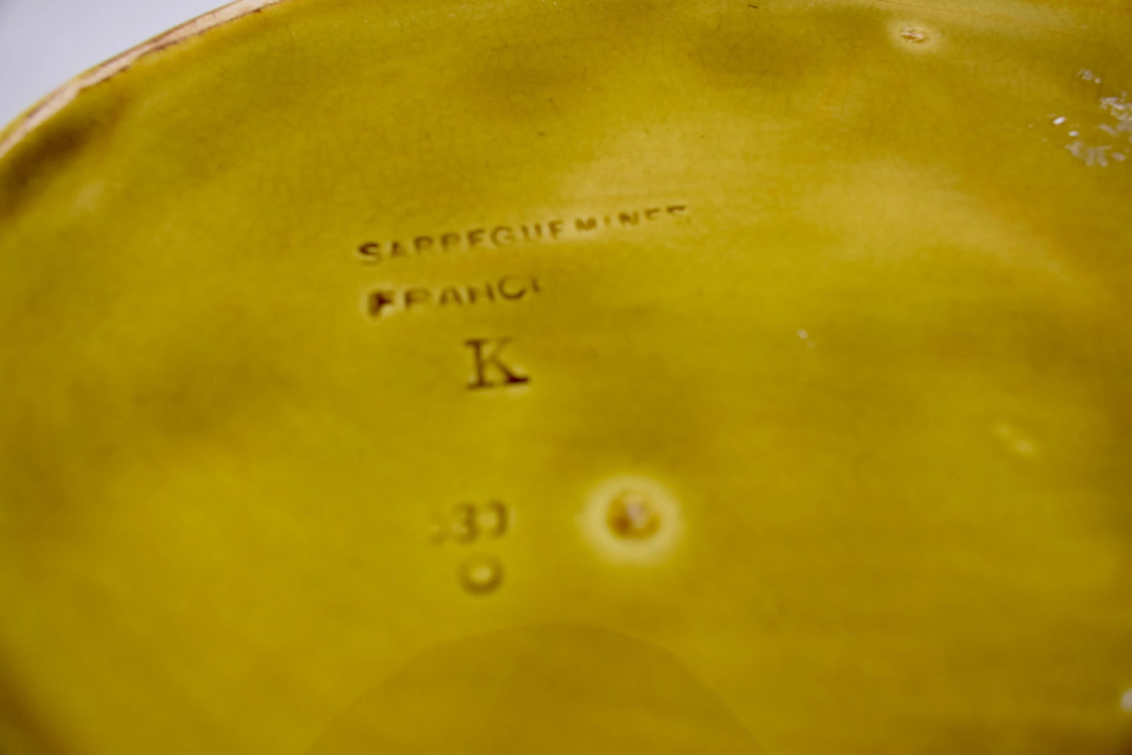 Sarreguemines French Faience Basket of Pansies Lidded Serving Piece - 10