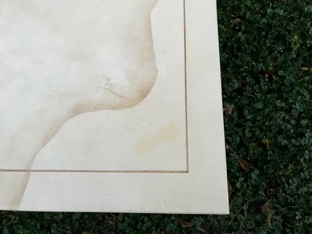 1970s Asian Ming Henredon Faux Goat Skin Side Table - 8