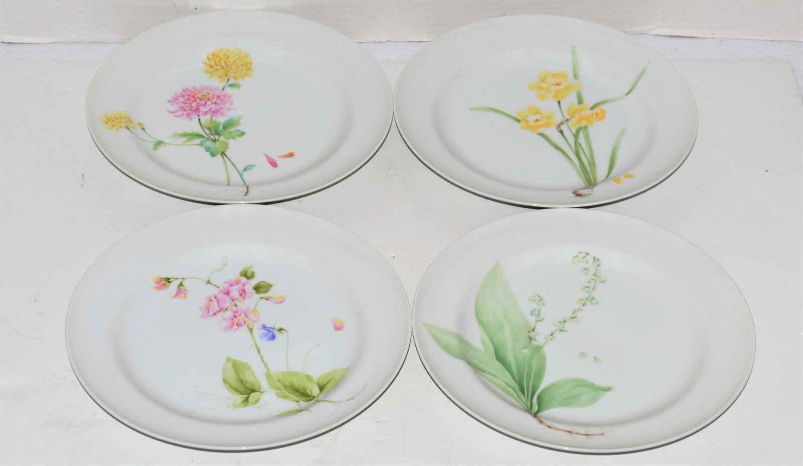 Mikasa Flower of the Month Dinner Plates - Set of 12 - 4