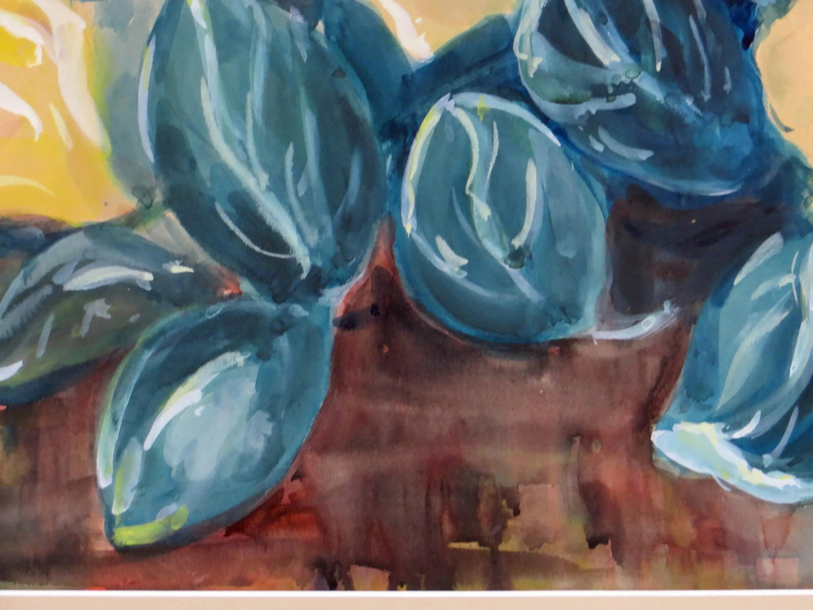 Vintage Hawaiian Flower Painting by J Llaine Colquhoun - 5