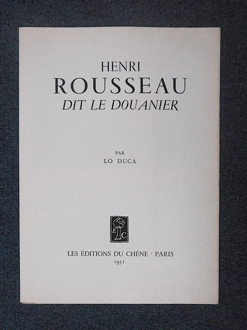 Vintage Ltd. Ed. Post-Impressionist/Surrealist Lithograph-Henri Rousseau (Fr. 1844-1910) - 4
