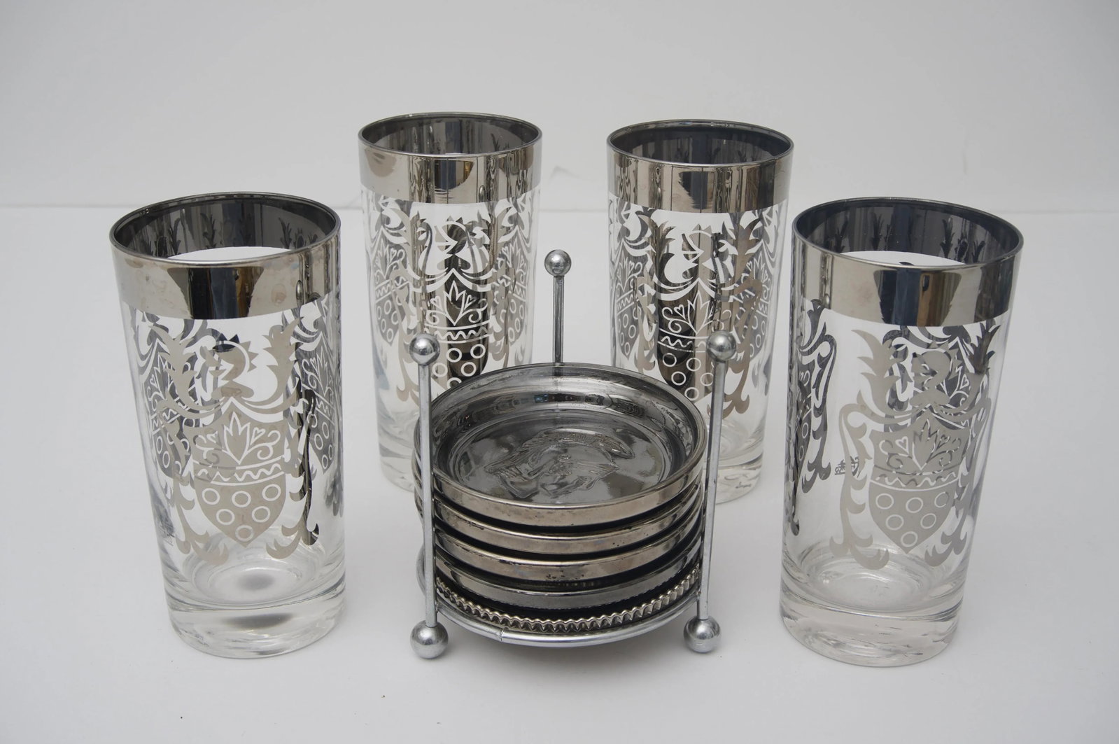 Kimiko Glasses & Coasters - Set of 4 - 7