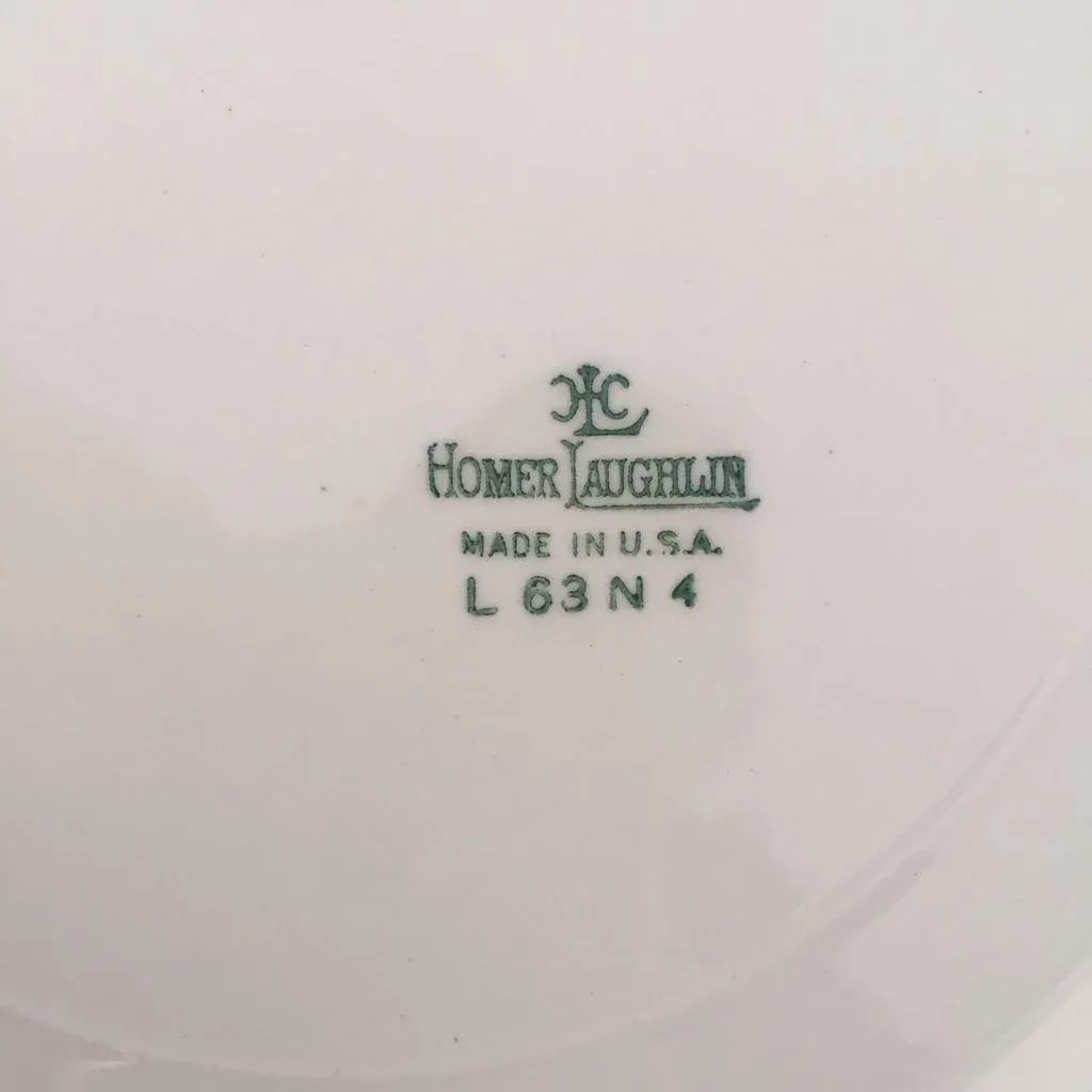 Vintage Blue Porcelain Willow Plates - Set of 3 - 5