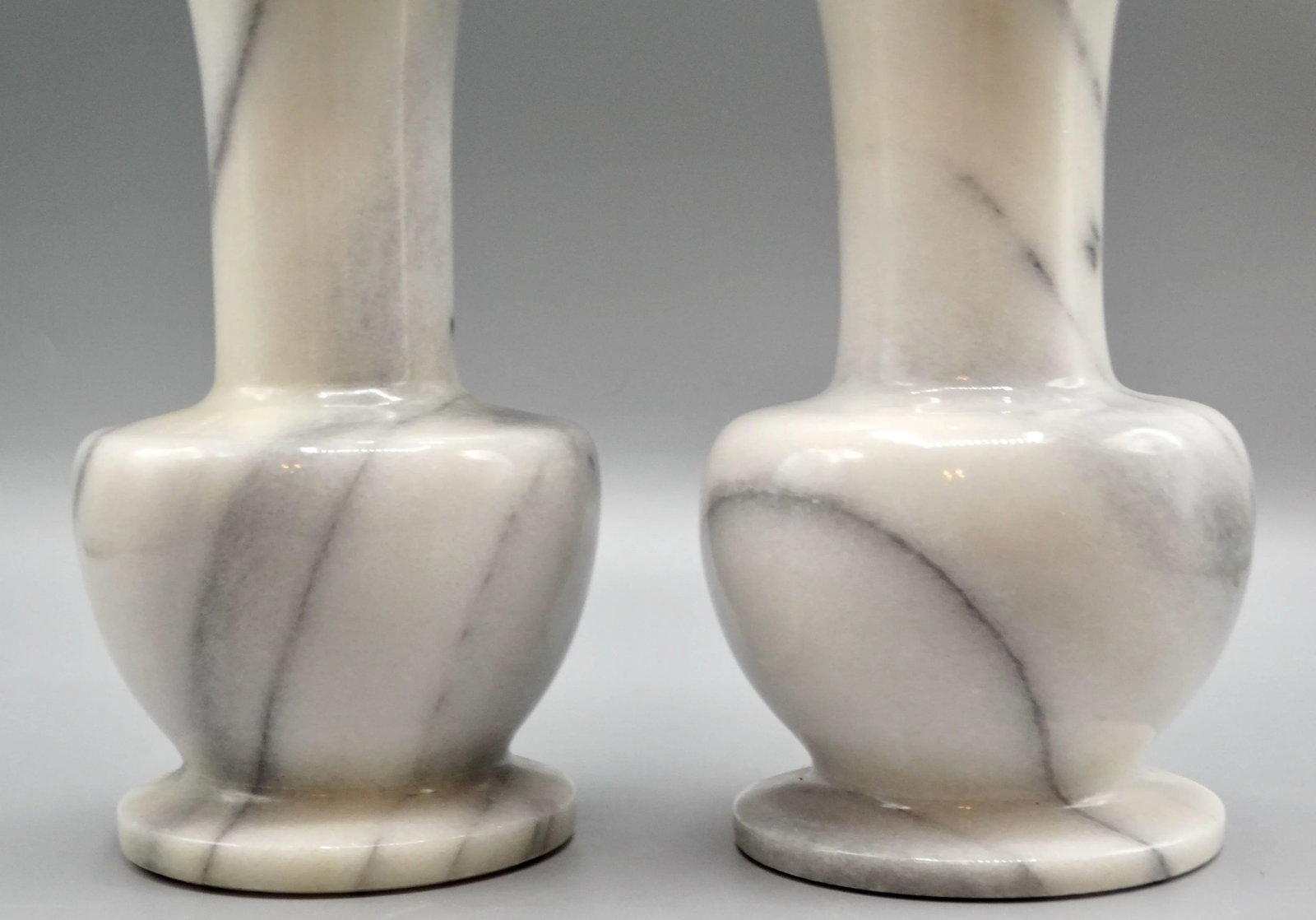 French Mid-Century Marble Vases, a Pair - 8