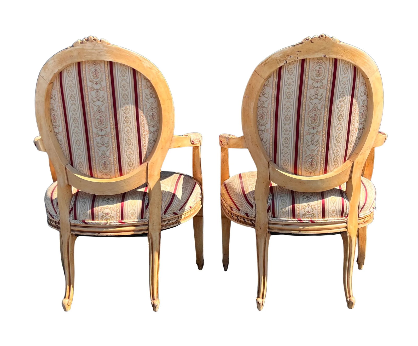 1960s Pair of Louis XVI Style Arm Chairs - 4