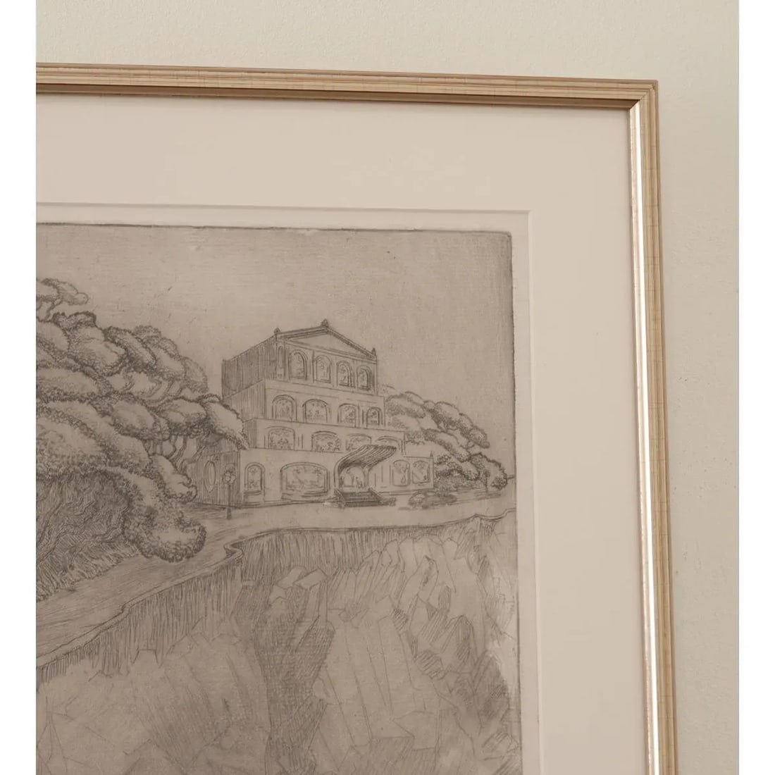 Early 20th Century Framed Pen & Pencil Drawing by M.T. Brown - 4