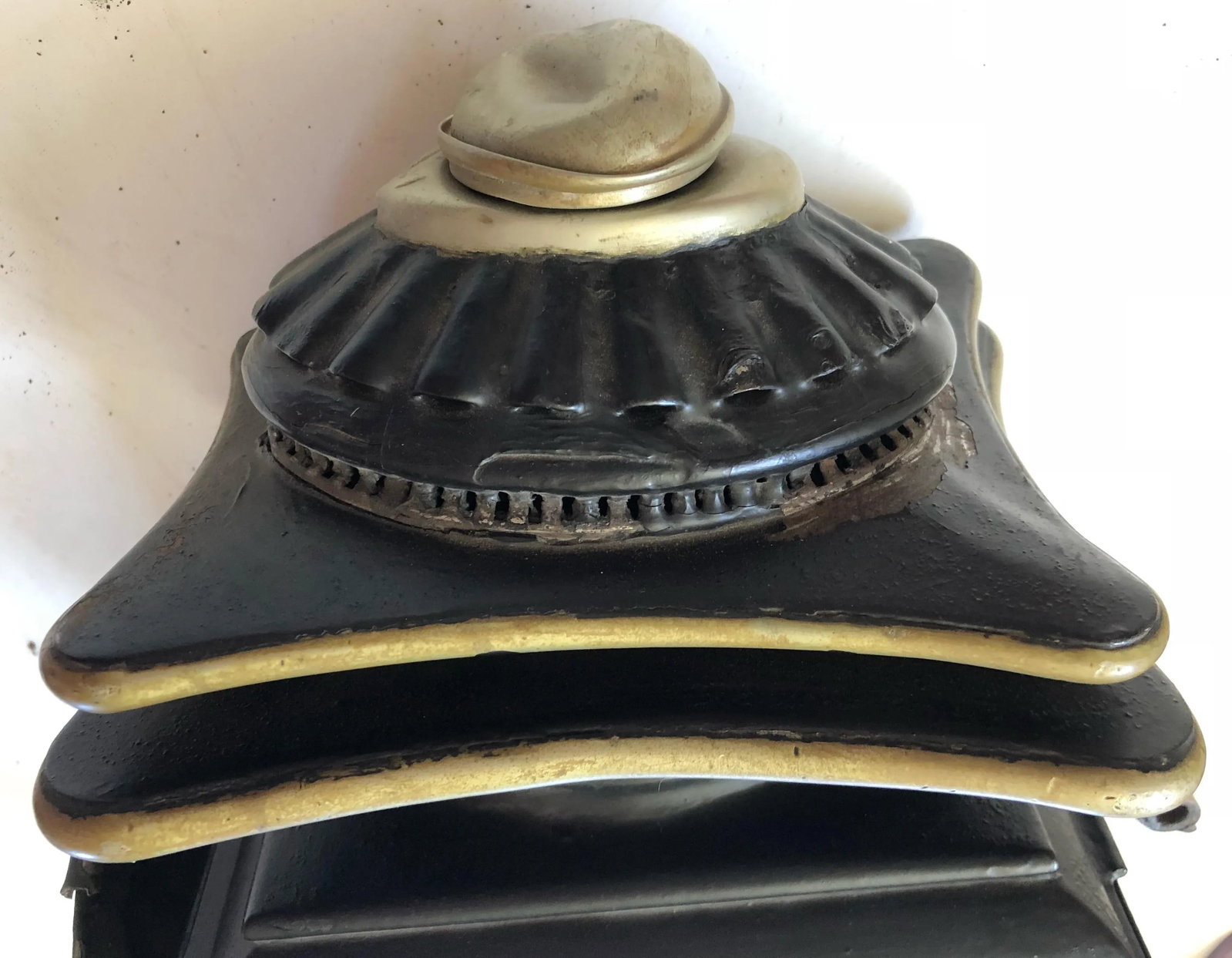19th C. Antique Italian Carriage Lantern - 9