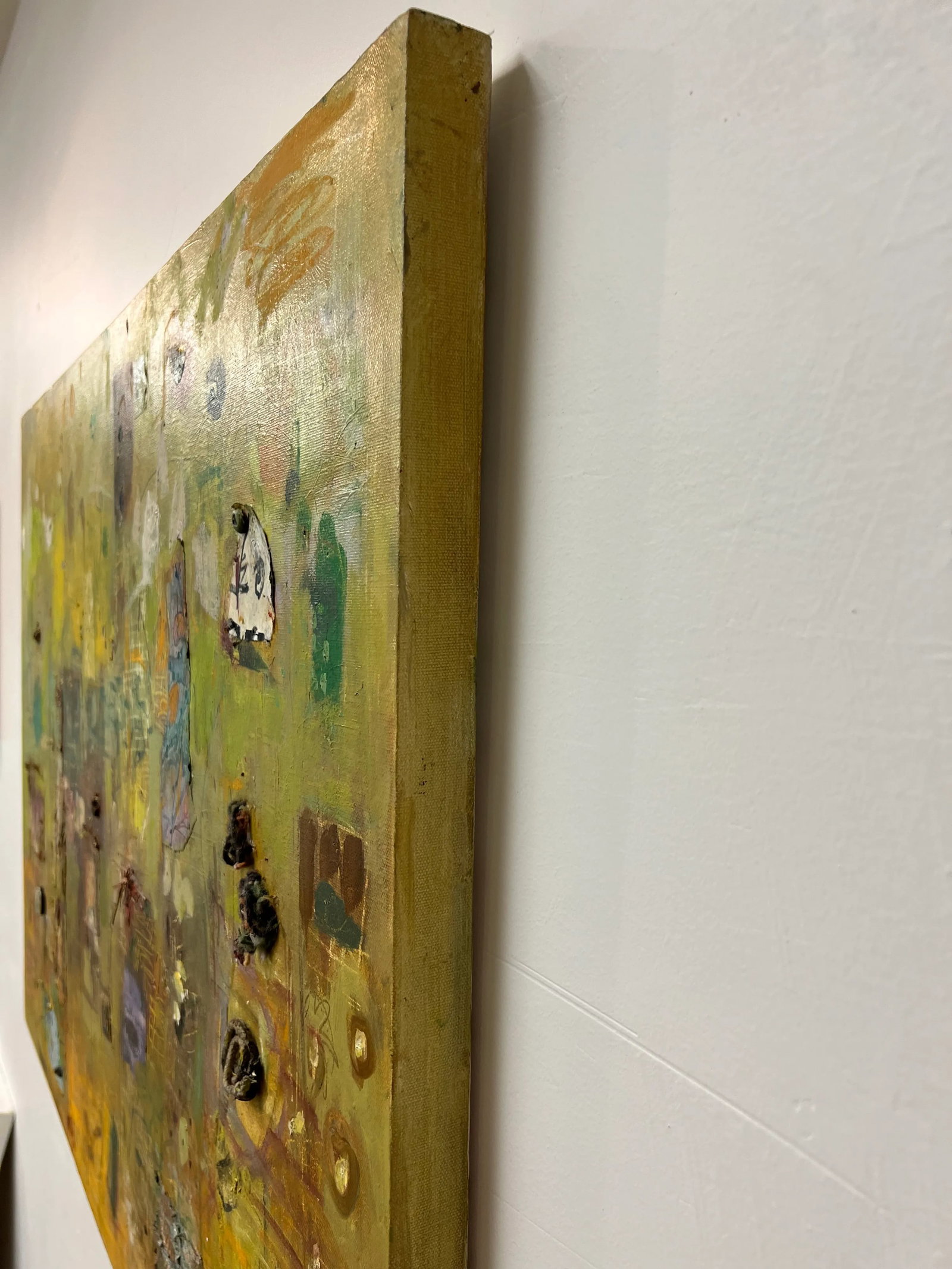 Ellen Reinkraut "Garden of Hope 2" Contemporary Abstract Mixed Media Painting, Gallery Wrapped - 2