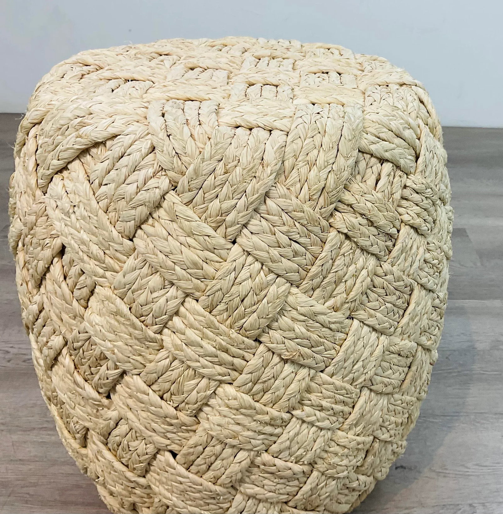 Made Goods Organic Modern Natural Raffia Bena Stool - 2