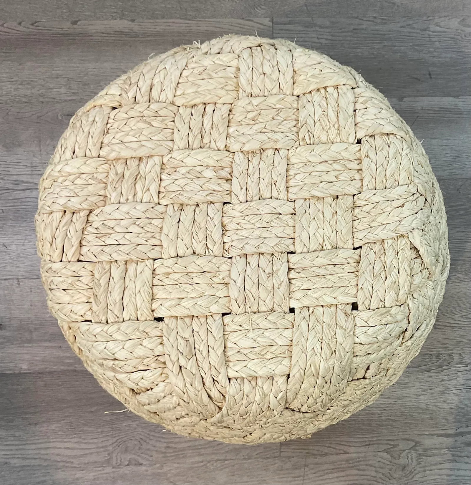 Made Goods Organic Modern Natural Raffia Bena Stool - 3