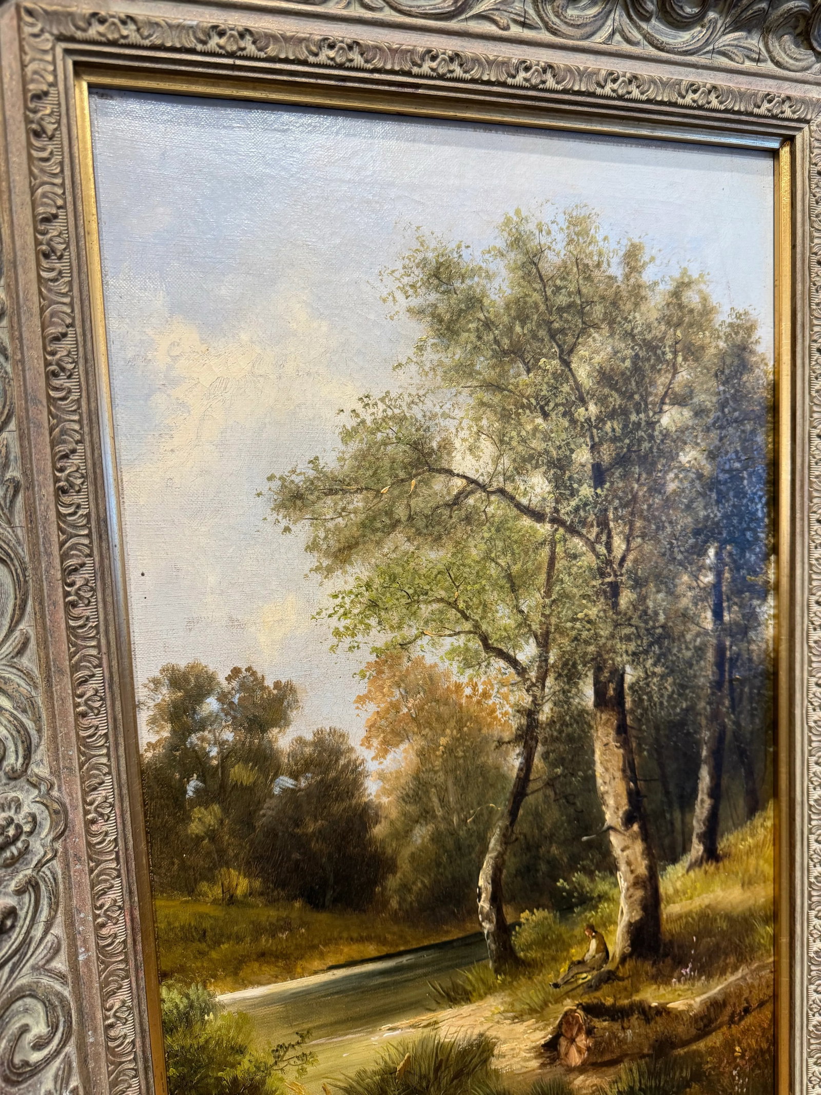 1940's Landscape Oil Painting - 3