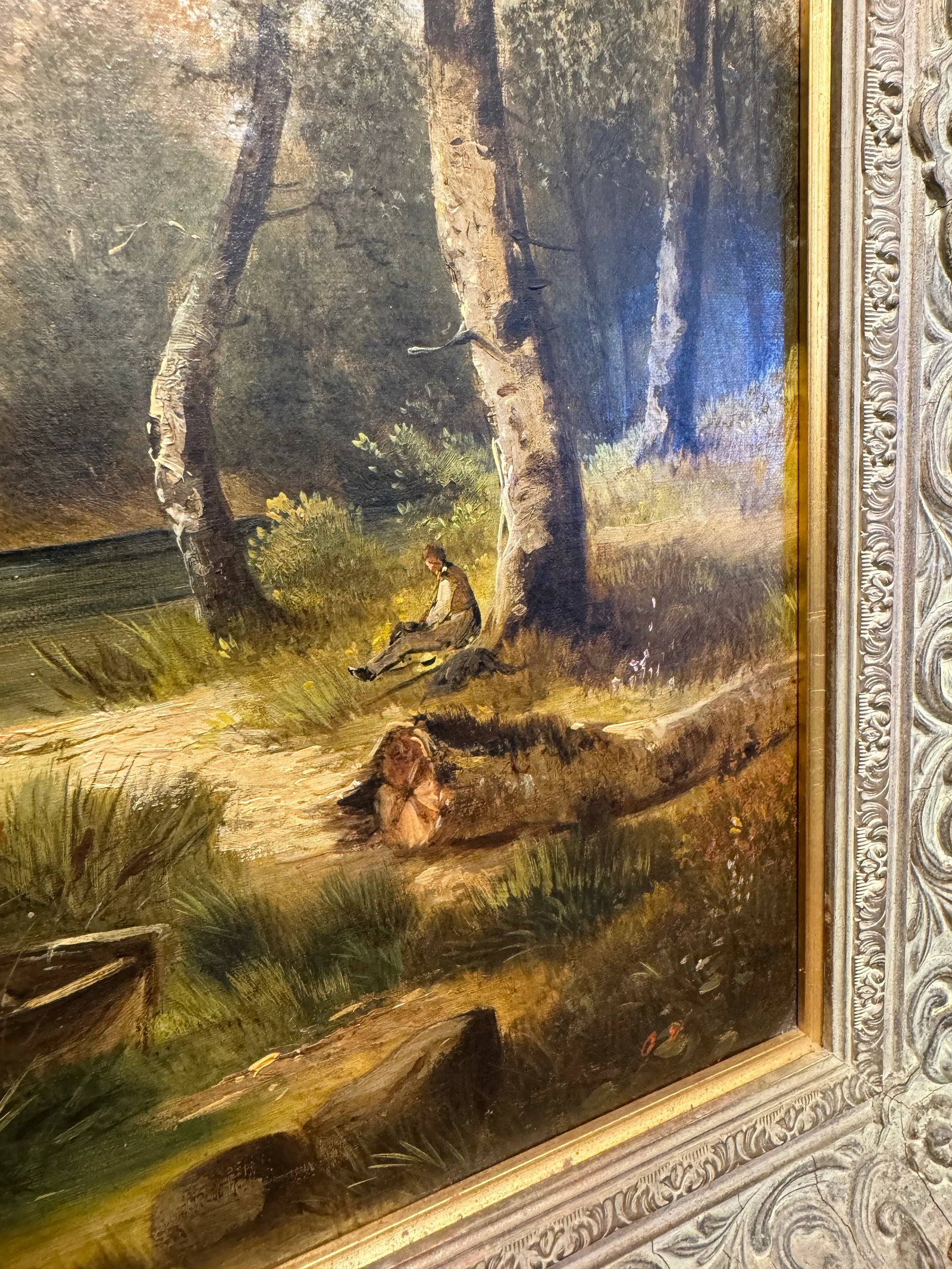 1940's Landscape Oil Painting - 5
