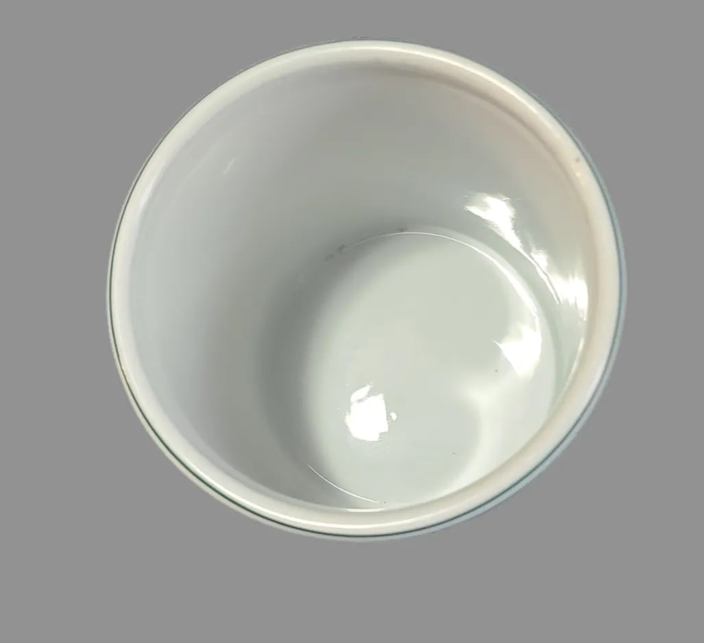 Late 20th Century Rooster White Stoneware Utensil Holder Crock by Bia Cordon Bleu - 4