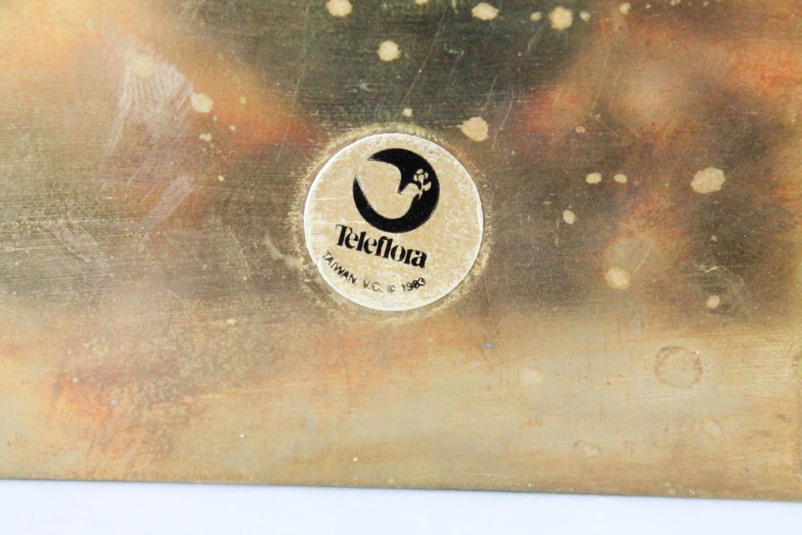 Vintage Brass Napkin or Letter Holder - 5