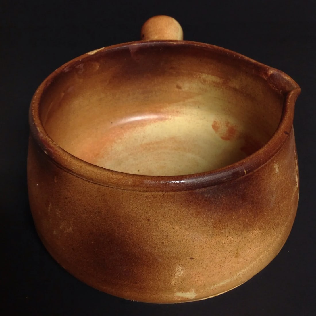Au Vieux Vallauris French Handled Pottery Bowl - 3