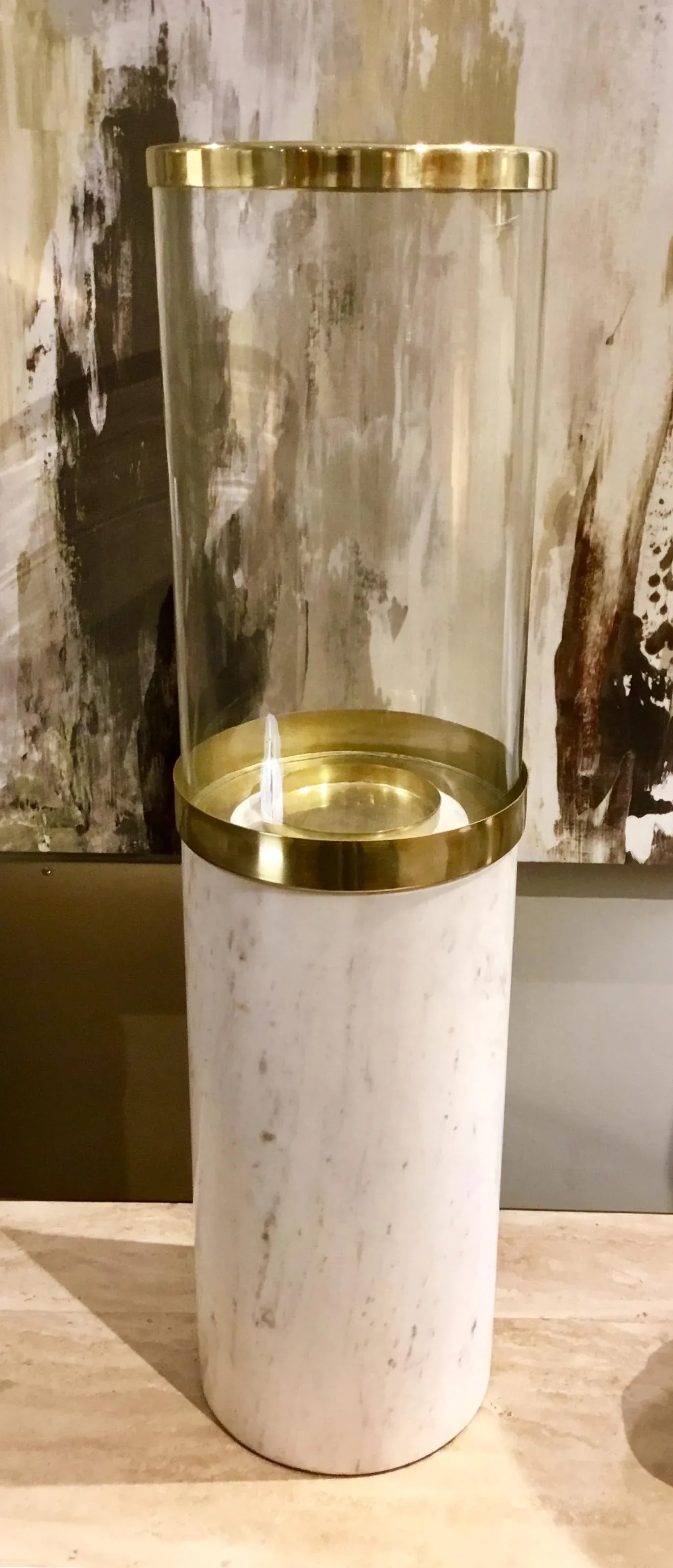 Arteriors Lucy Large Marble Hurricane - 2