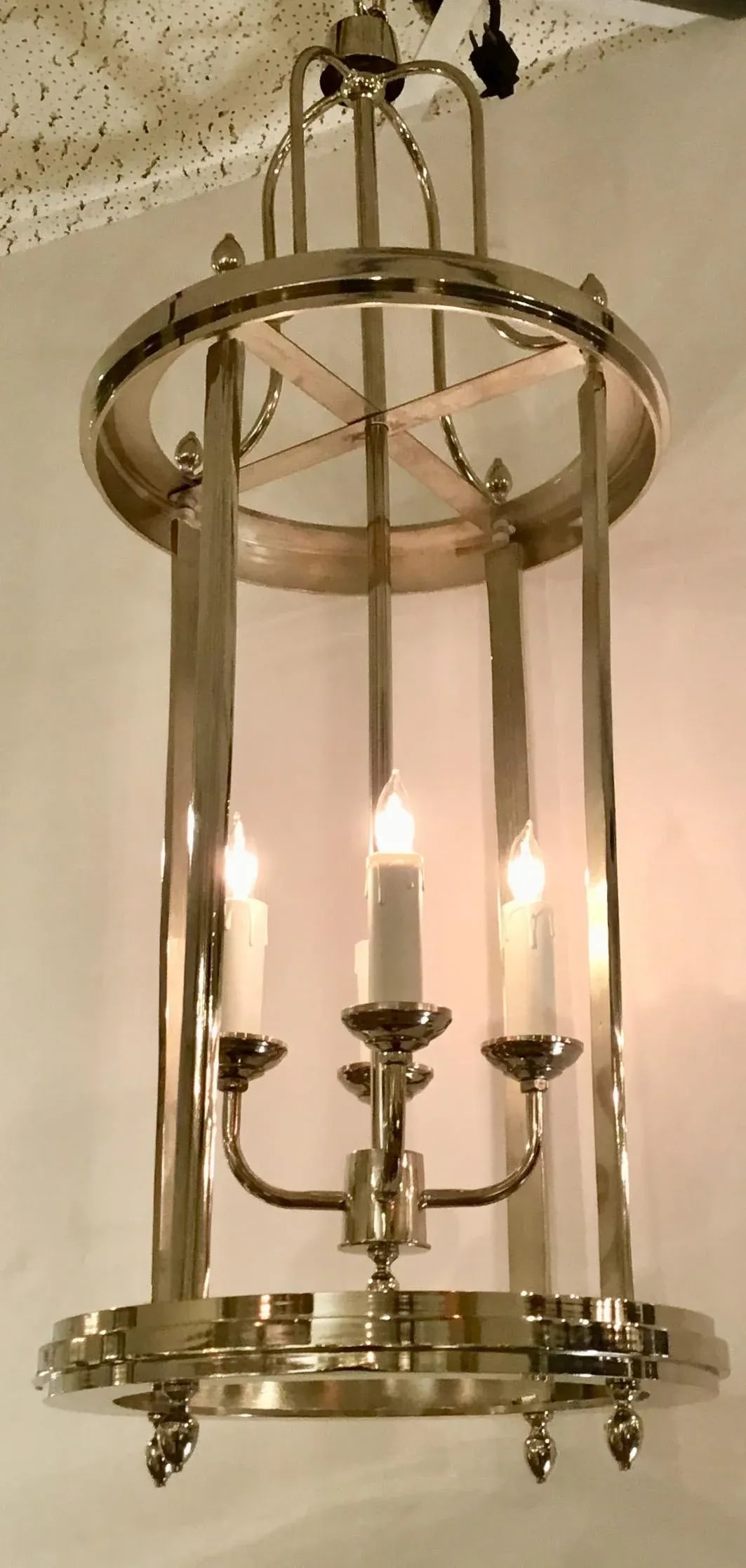 Four Light Stainless Steel Pendant Lantern - 2