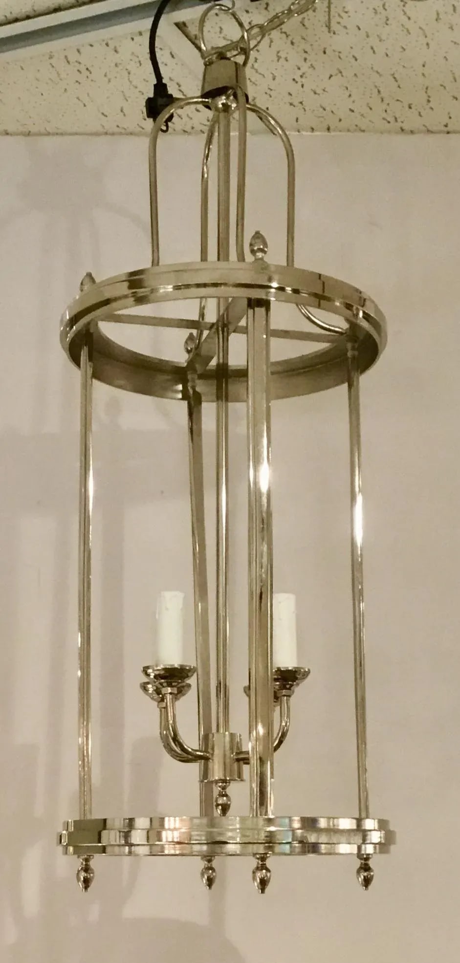 Four Light Stainless Steel Pendant Lantern - 5