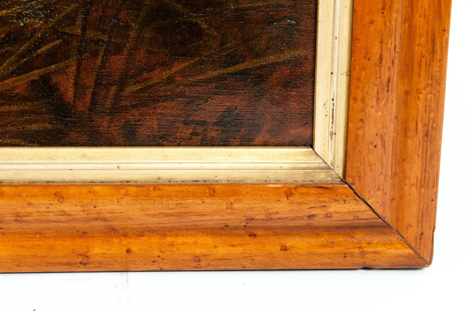 Late 19th Century Wood Frame Oil / Canvas Painting - 2