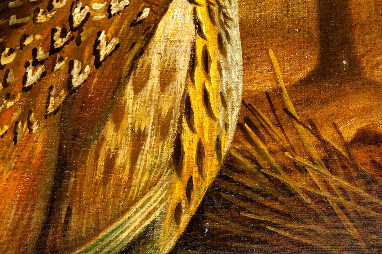 Late 19th Century Wood Frame Oil / Canvas Painting - 5