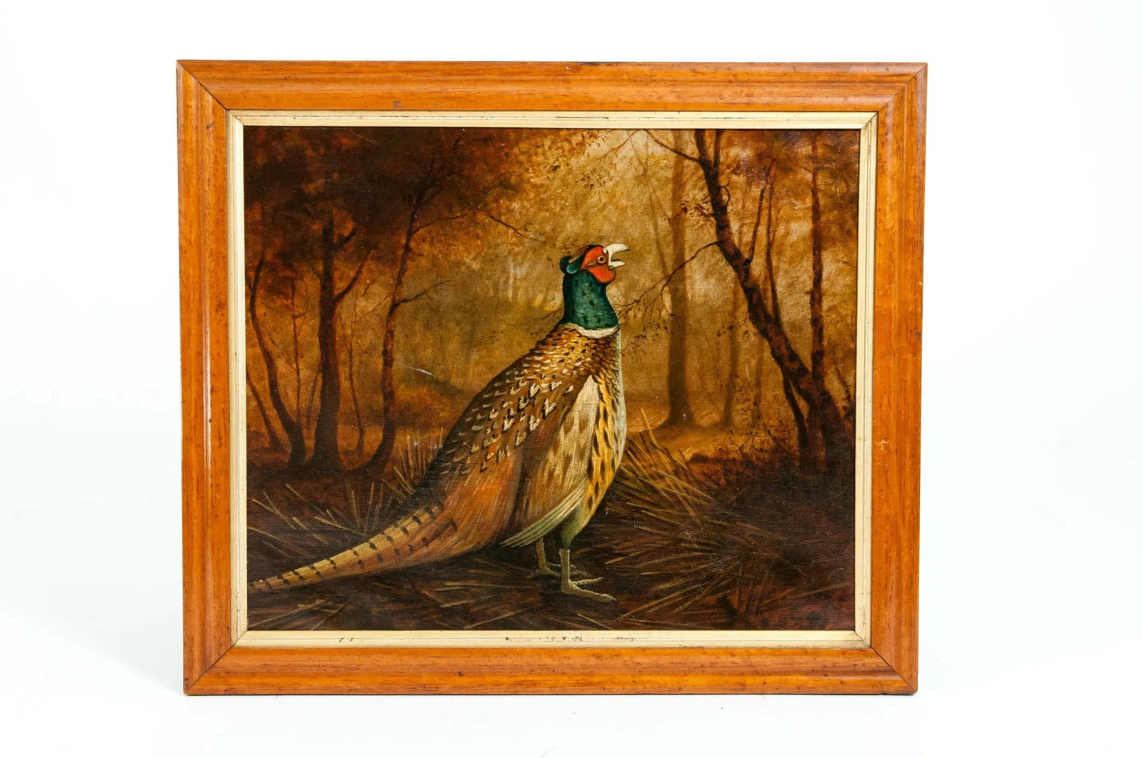 Late 19th Century Wood Frame Oil / Canvas Painting - 9