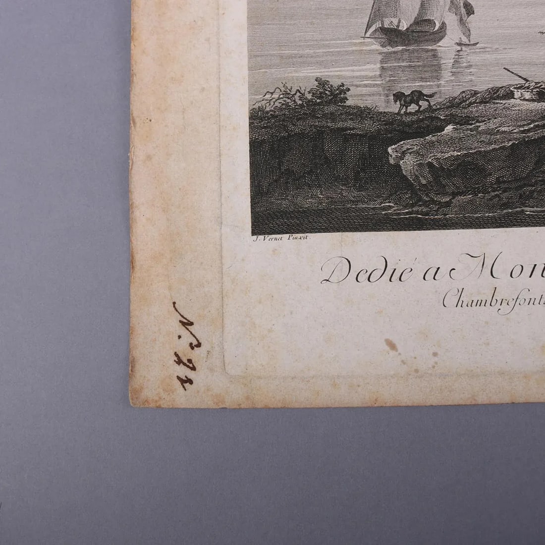 French Empire Maritime Etchings of Ships and Workers in Village Harbour - Set of 3 - 12