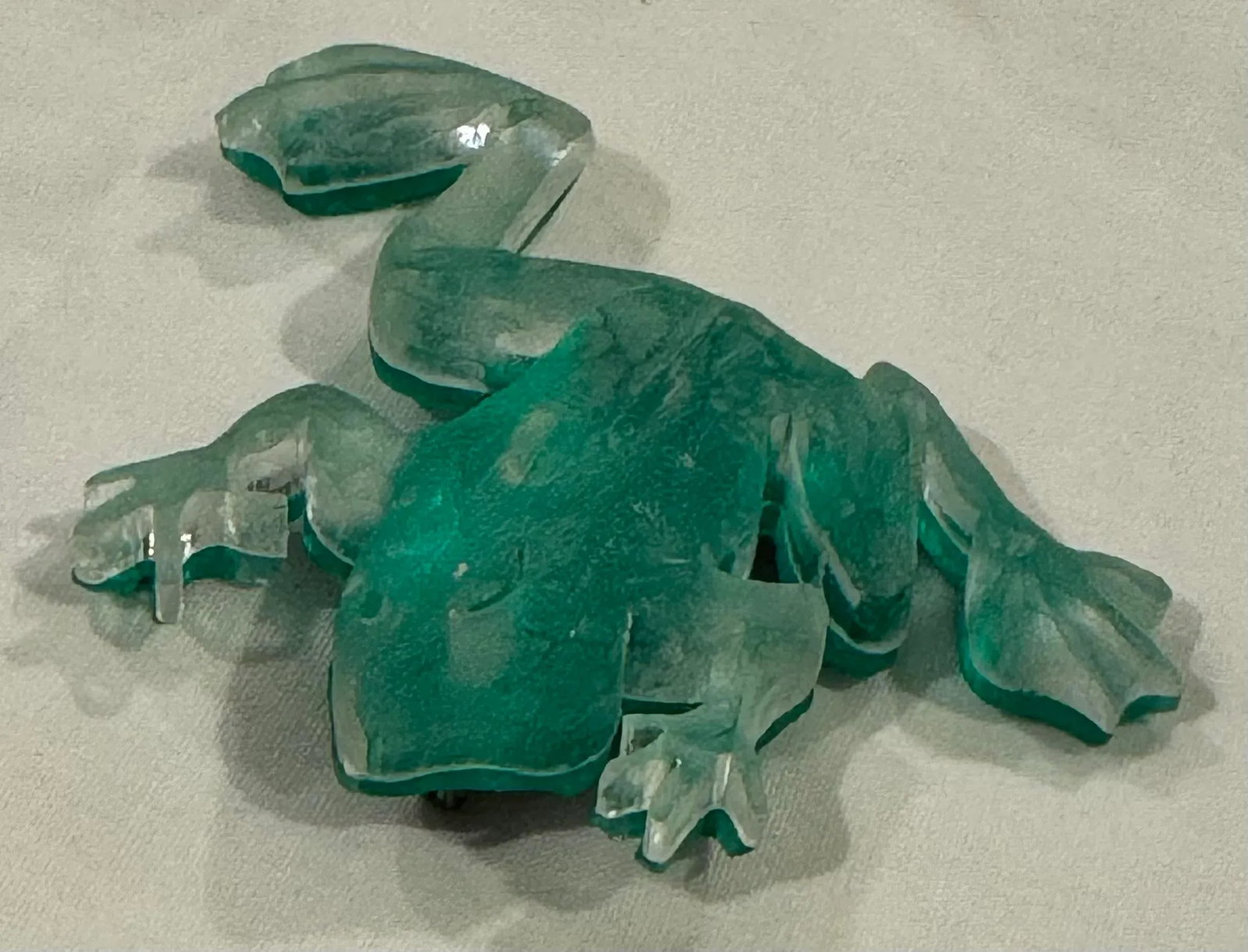Kaso Lucite Frog - 2