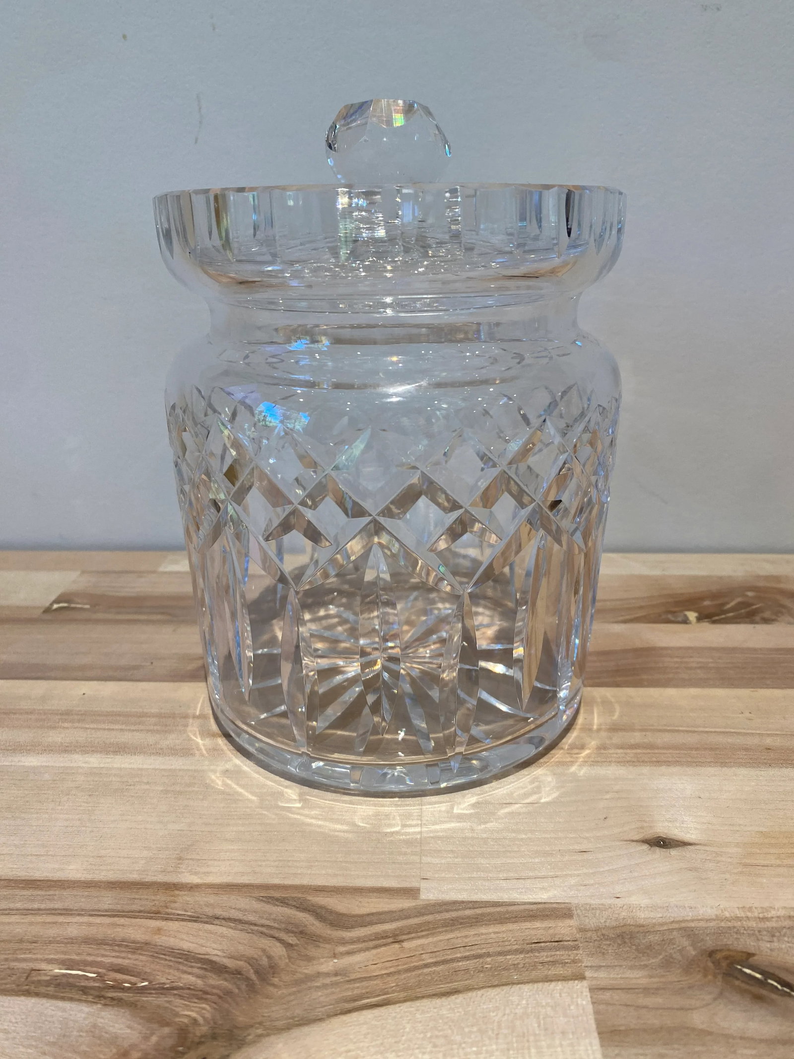 Late 20th Century Waterford Lismore Crystal Biscuit/Cookie/Candy Jar - 2