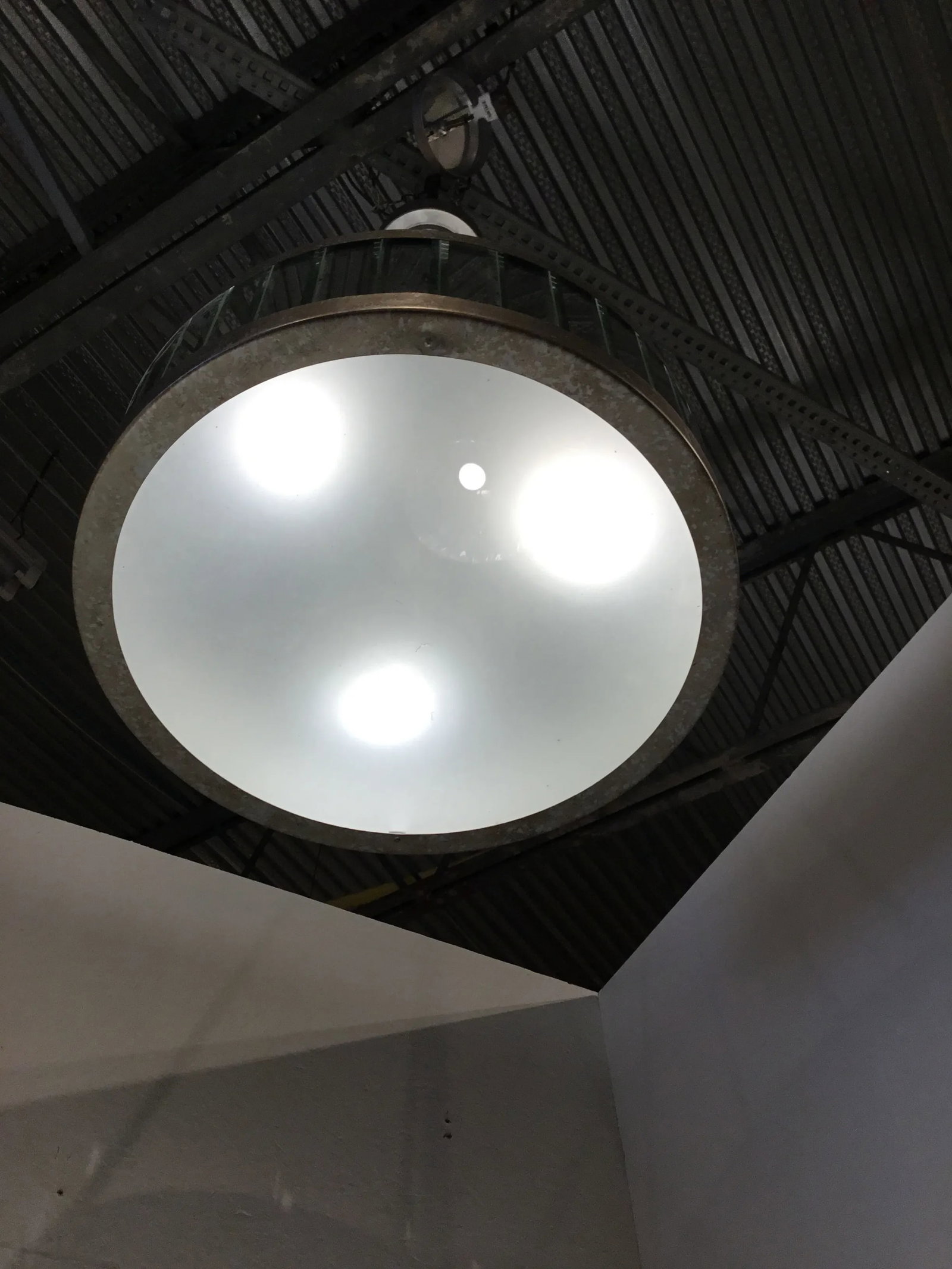 Modern Antiqued Mirror Pendant Light - 3