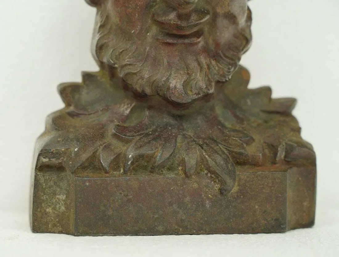 Late 20th Century Cast Iron Figural Gnome Statue - 4