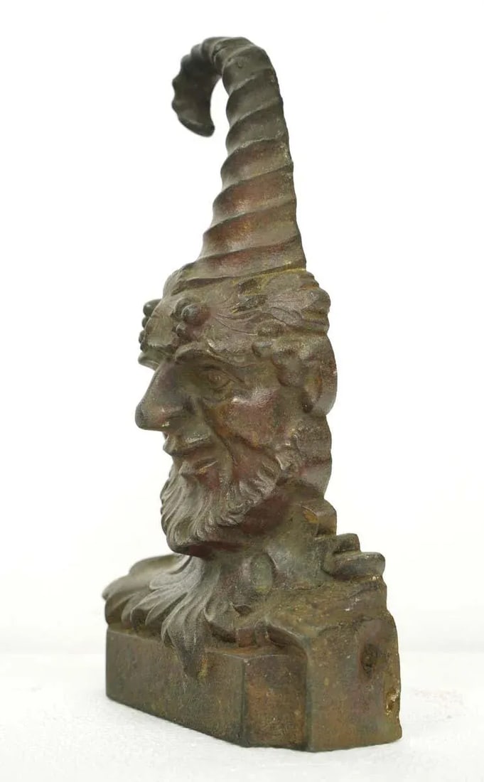 Late 20th Century Cast Iron Figural Gnome Statue - 5