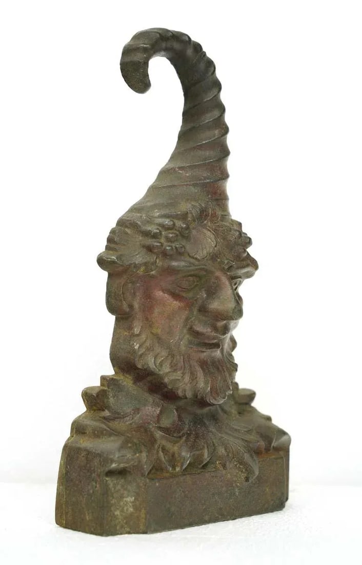 Late 20th Century Cast Iron Figural Gnome Statue - 7