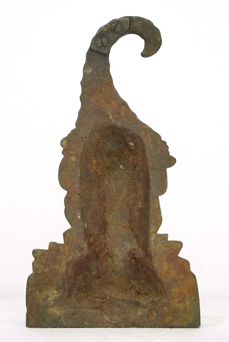 Late 20th Century Cast Iron Figural Gnome Statue - 9