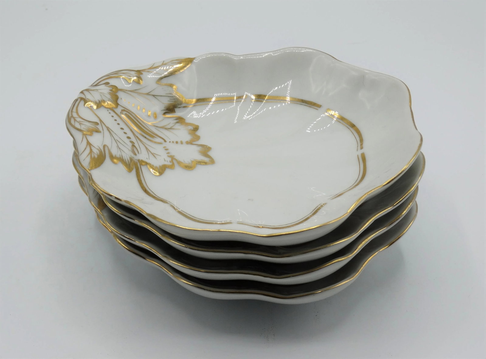 French Gilt Old Paris Porcelain Bowls, Set of 4 - 8