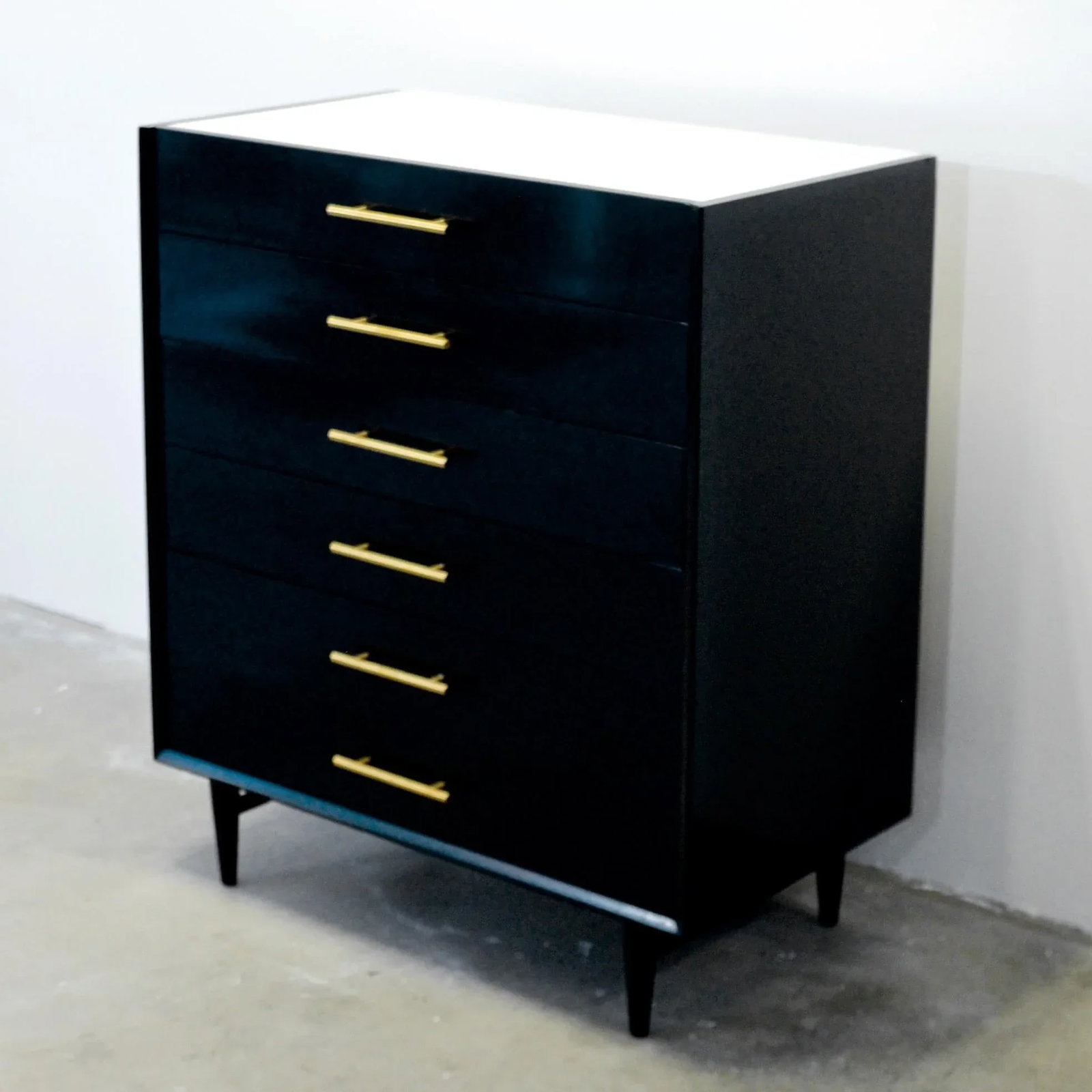American of Martinsville "Silhouette Tall Dresser Designed by Merton L. Gershun - 4